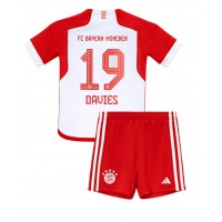 Bayern Munich Alphonso Davies #19 Hjemme Trøje Børn 2023-24 Kortærmet (+ Korte bukser)